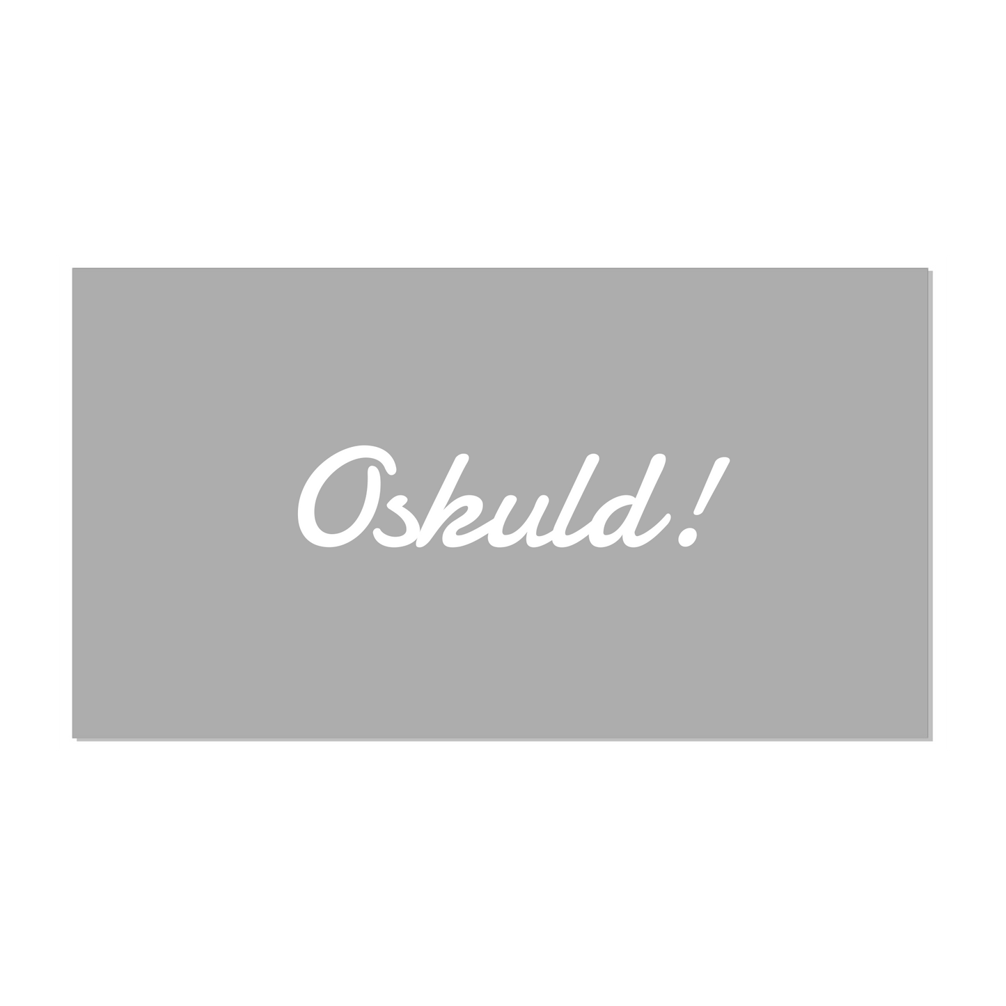 Designa Egen Dekal - Utskuren Text