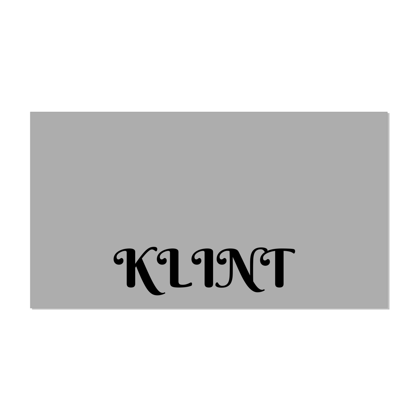 Designa Egen Dekal - Utskuren Text
