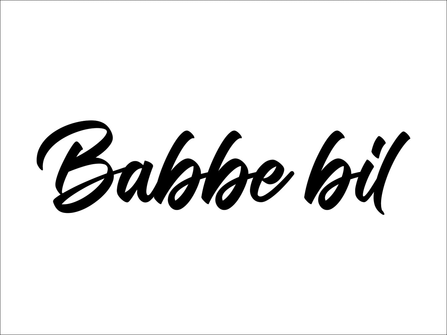 Babbe bil