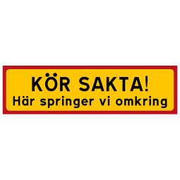 Kör sakta