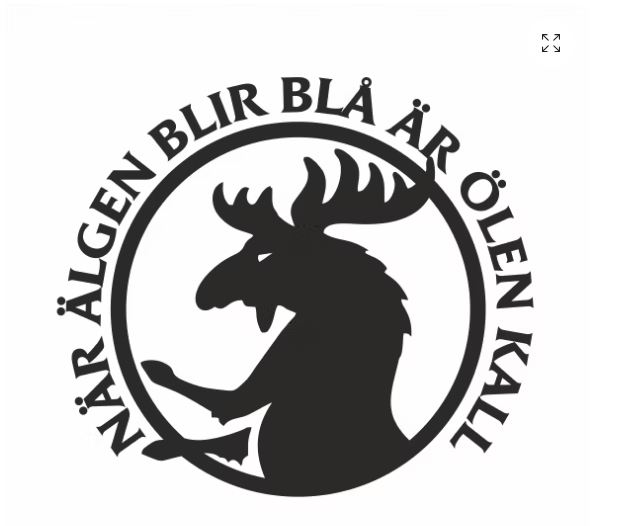 När älgen blir blå