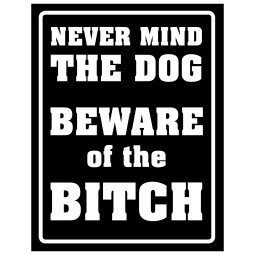 Never mind the dog