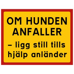 Om hunden anfaller