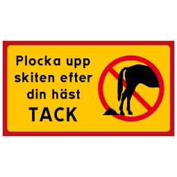 Plocka upp skiten efter din häst