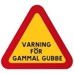 Varning för gammal gubbe