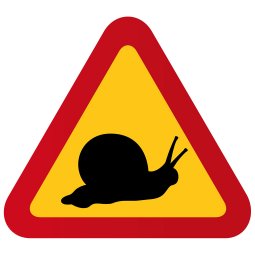 Varning snigelskal