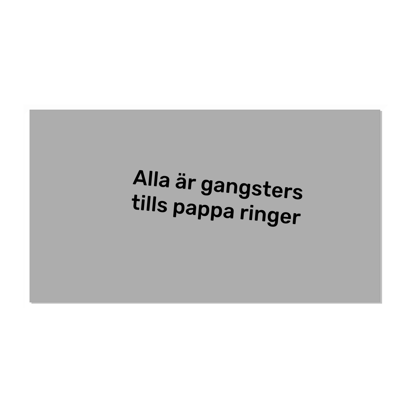 Designa Egen Dekal - Utskuren Text
