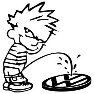 Pissa på volkswagen