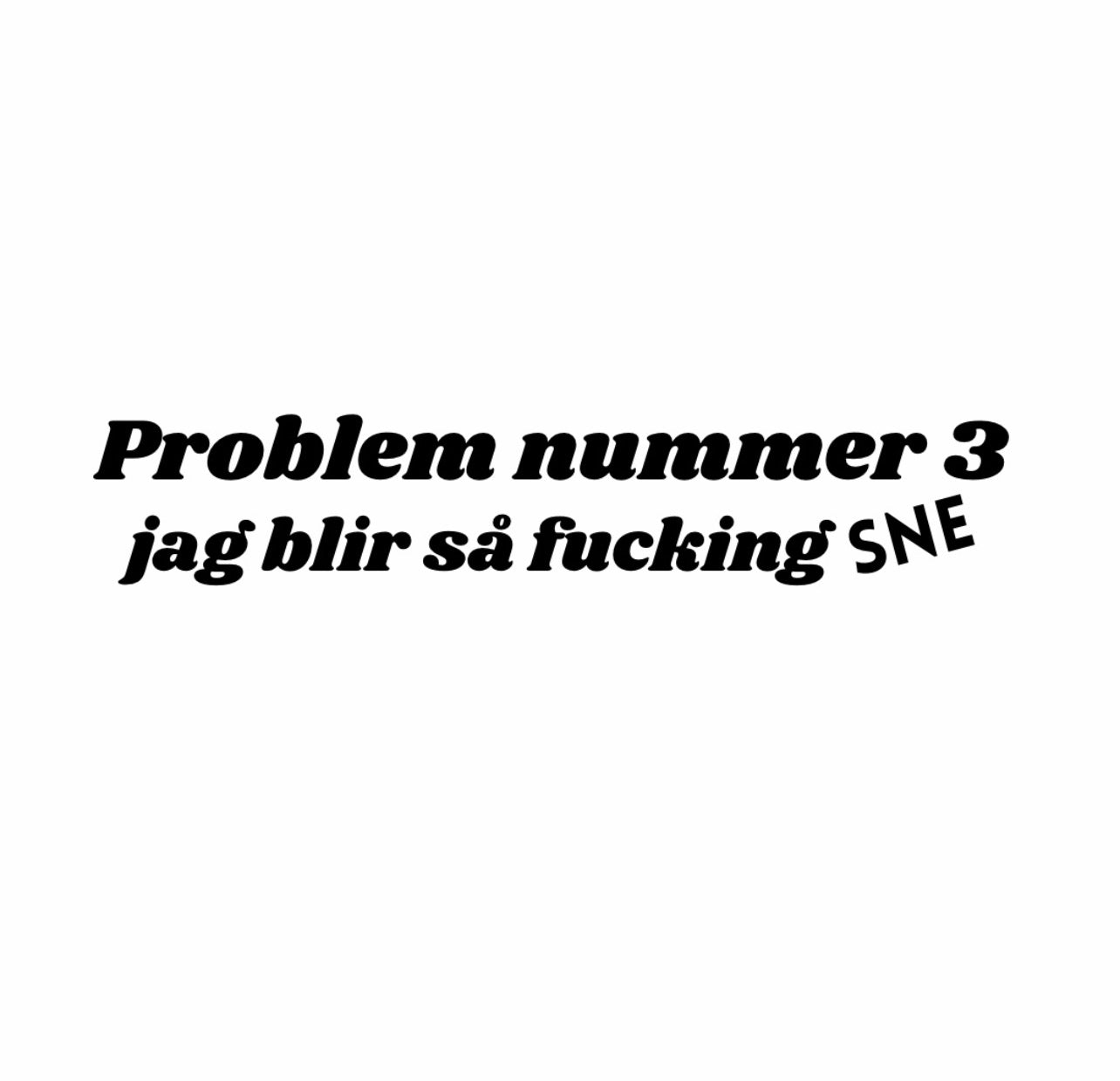 Problem nummer 3
