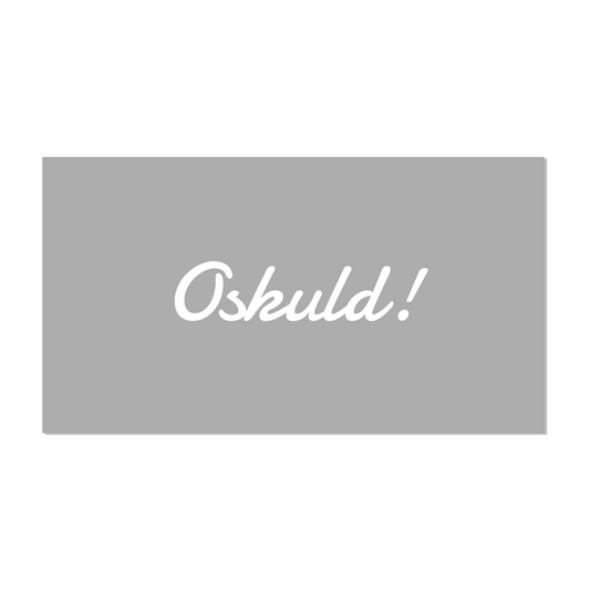 Designa Egen Dekal - Utskuren Text
