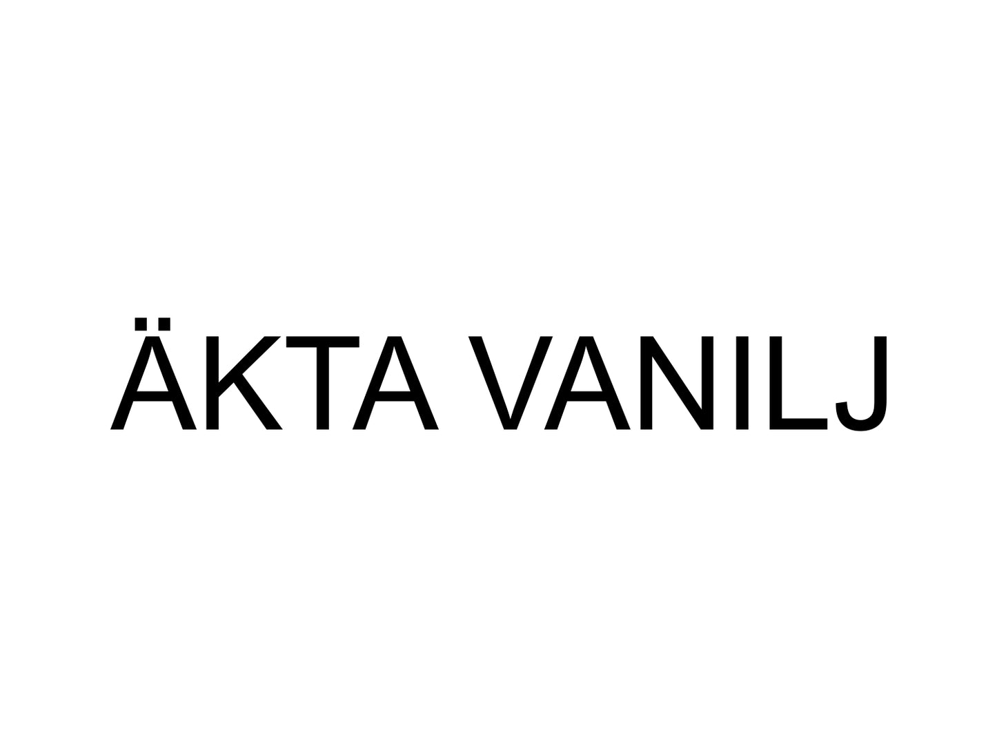 ÄKTA VANILJ
