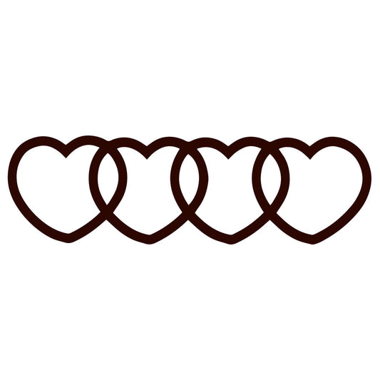 Audi med hjärtan