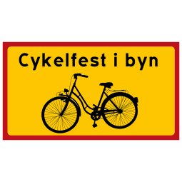 Cykelfest i byn