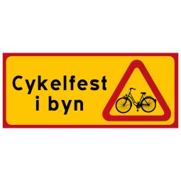Cykelfest i byn
