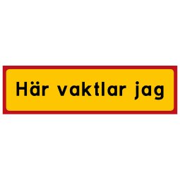 Här vaktlar jag