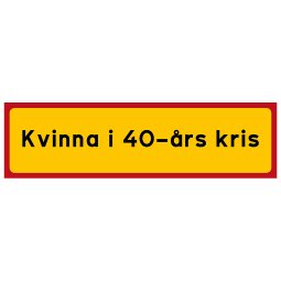 Kvinna i 40 års kris