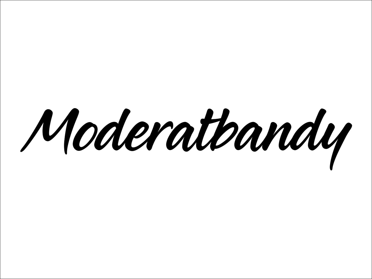 Moderatbandy