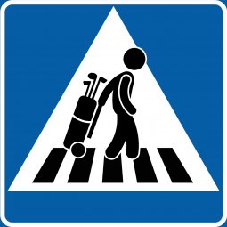 Övergångsställ golfare