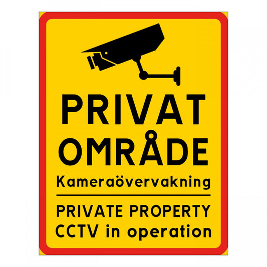 Privat områden kameraövervakning