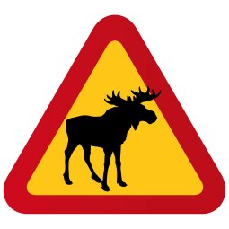 Varning älg