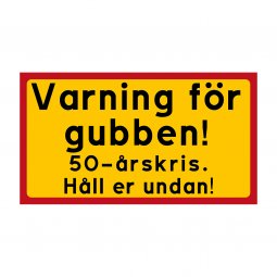 Varning för gubben