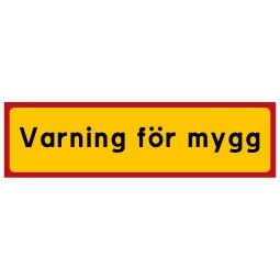 Varning för mygg