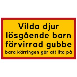 Vilda djur lösgående barn