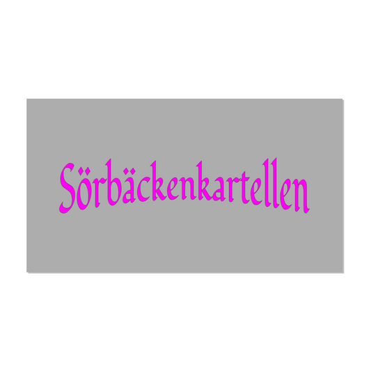 Designa Egen Dekal - Utskuren Text