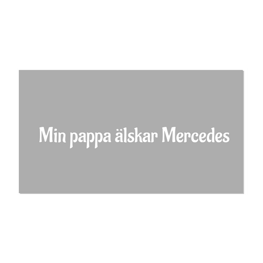 Designa Egen Dekal - Utskuren Text