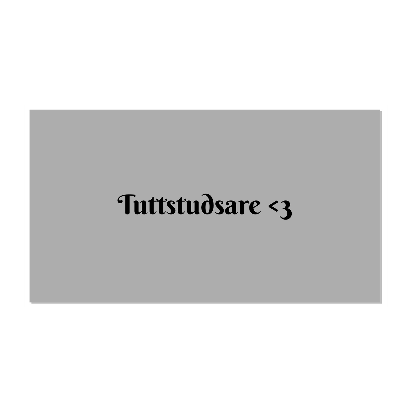 Designa Egen Dekal - Utskuren Text