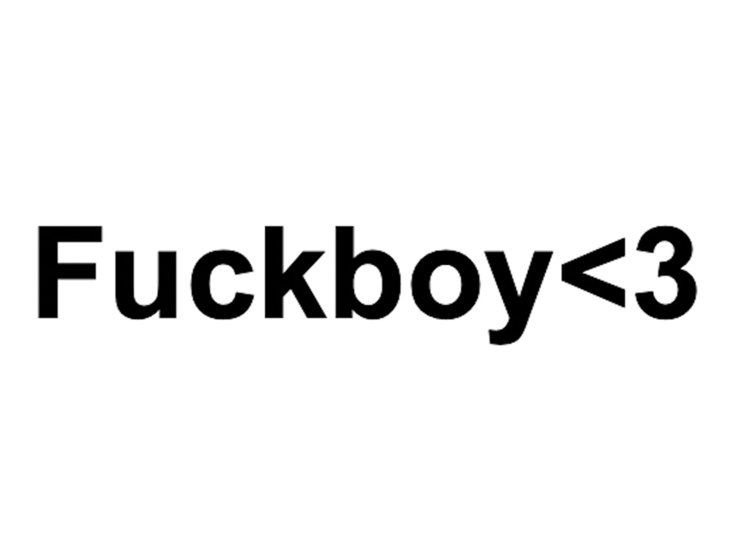 Fuckboy