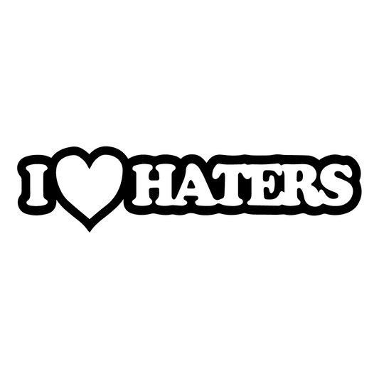 I love haters