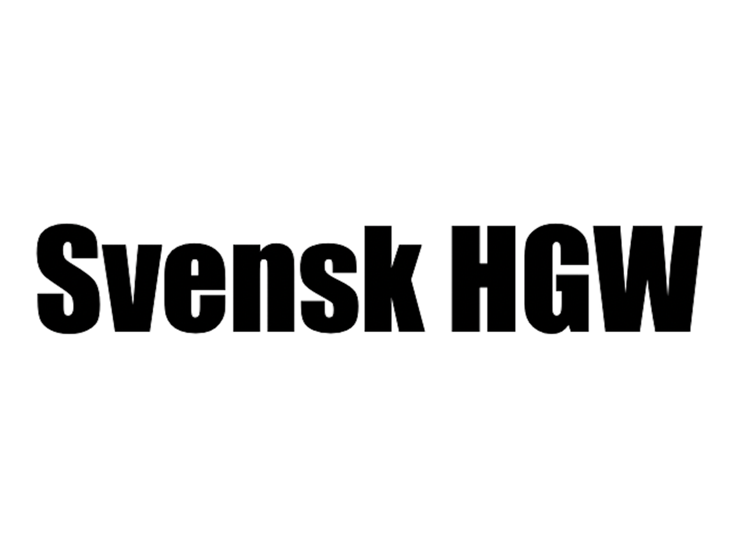 Svensk HGW